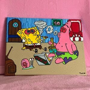 Colorful Cartoon Canvas Art
